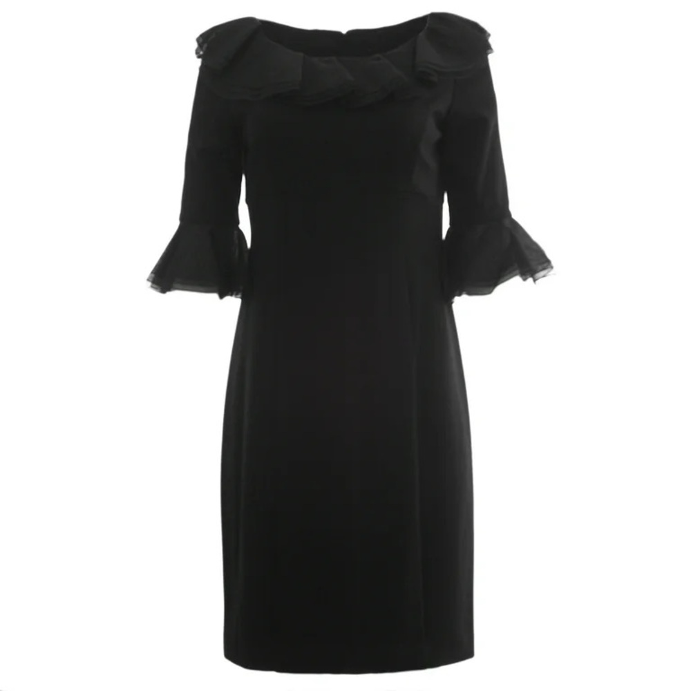 Nue by Shani Black Long Sleeve Dress